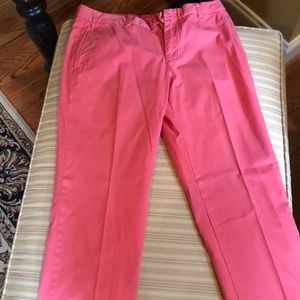 men’s vineyard vines coral khaki pants!!